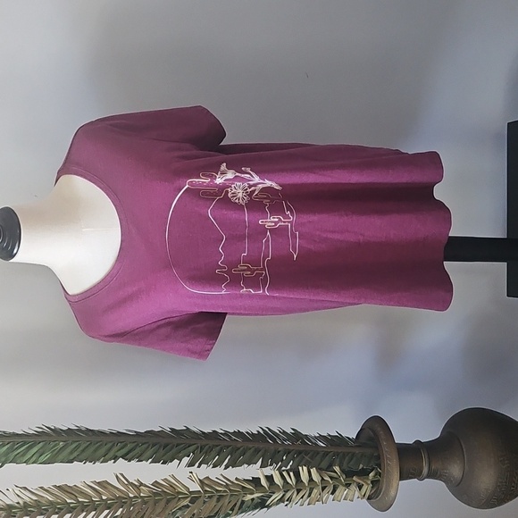 Sonoma Tops - Sonoma Hesther Plum Desert Graphic Tee